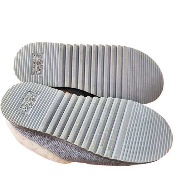 Dearfoams 11/12 Women Faux Fur House Shoes Slippers Corduroy Winter Slip-on XL - Picture 7 of 12